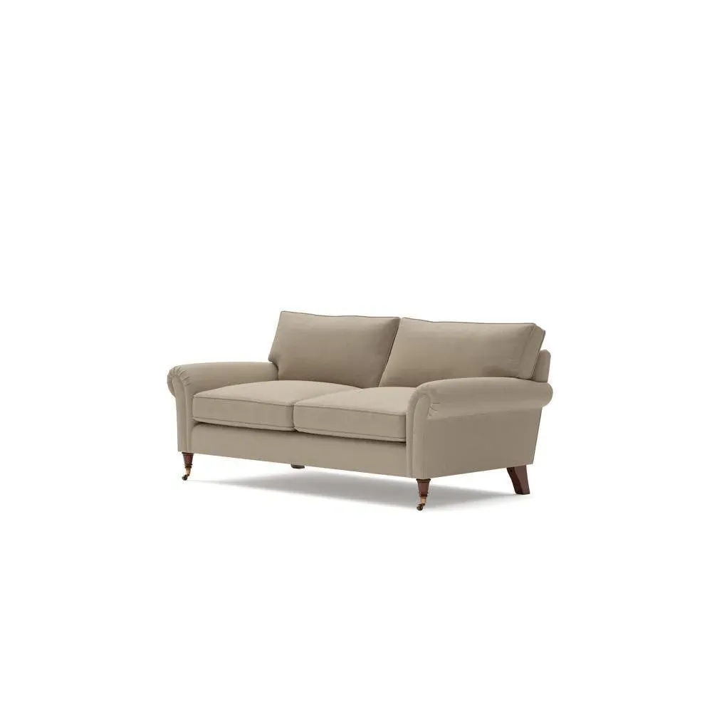 3 Seater Sofa - Natural, House Linen Mix