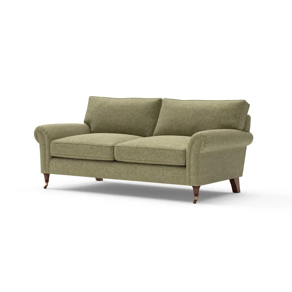 3-Seater Sofa - Sage, Aquaclean Oxford