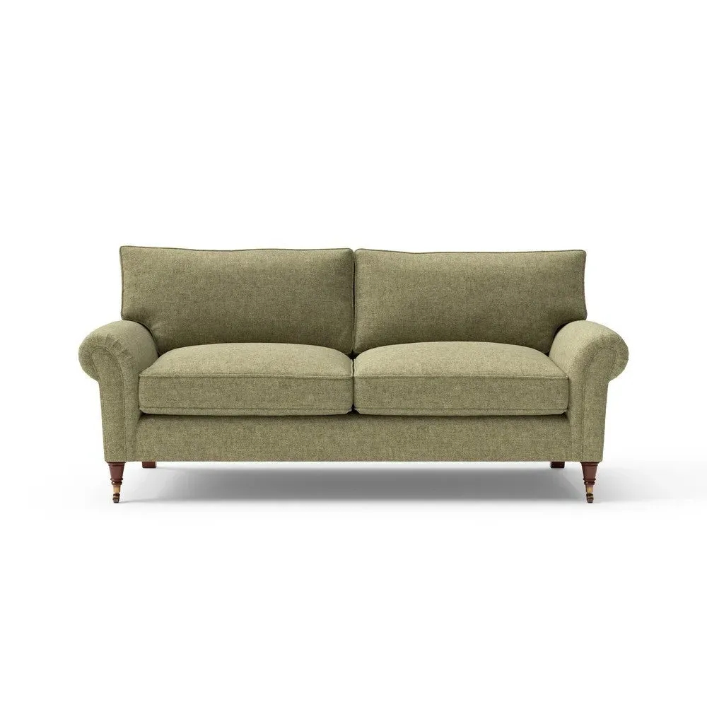 3-Seater Sofa - Sage, Aquaclean Oxford