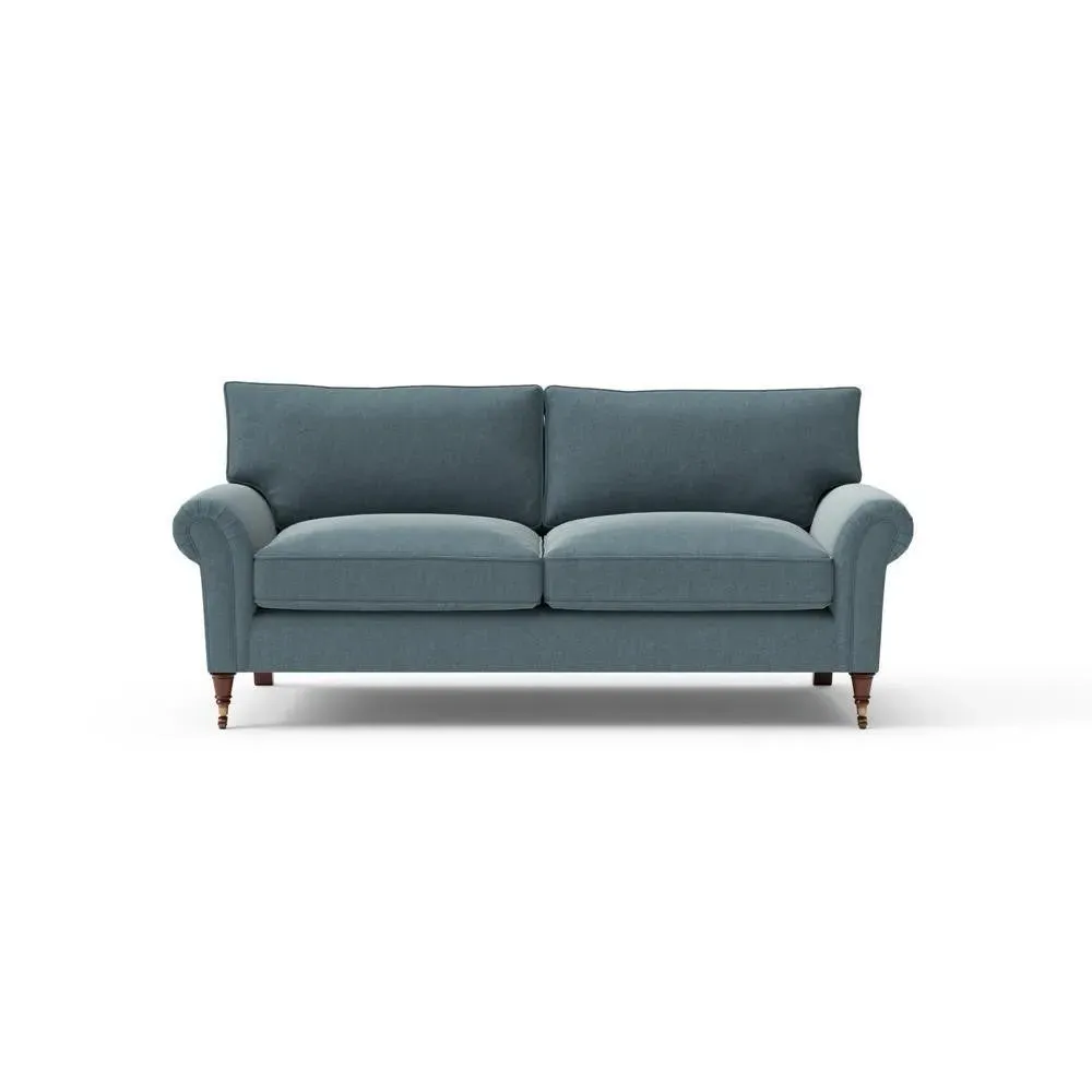 3-Seater Sofa - Teal, Eco Chenille