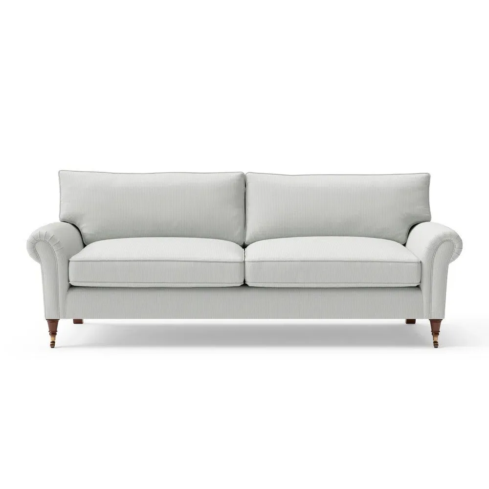 4-Seater Sofa - Duck Egg, Broadway Stripe