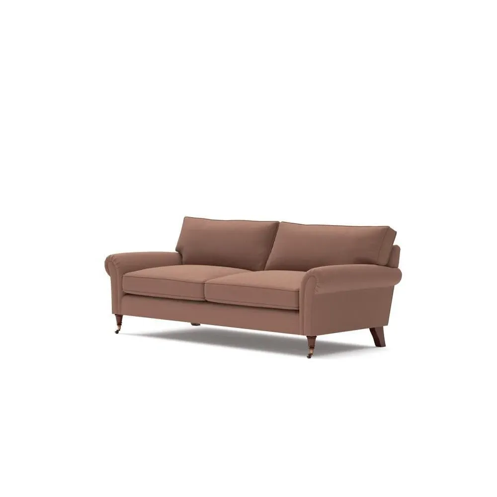 4-Seater Sofa - Dusky Blush, House Linen Mix