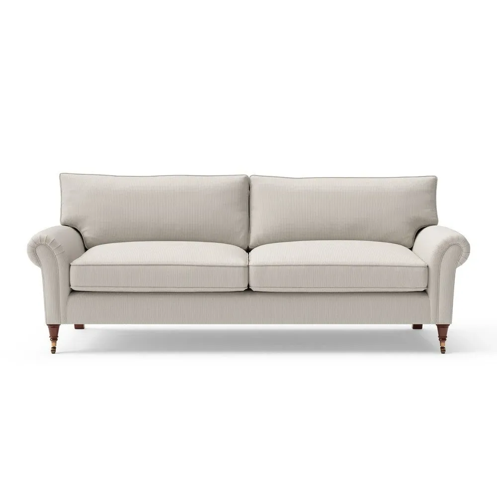 4-Seater Sofa - Natural, Broadway Stripe