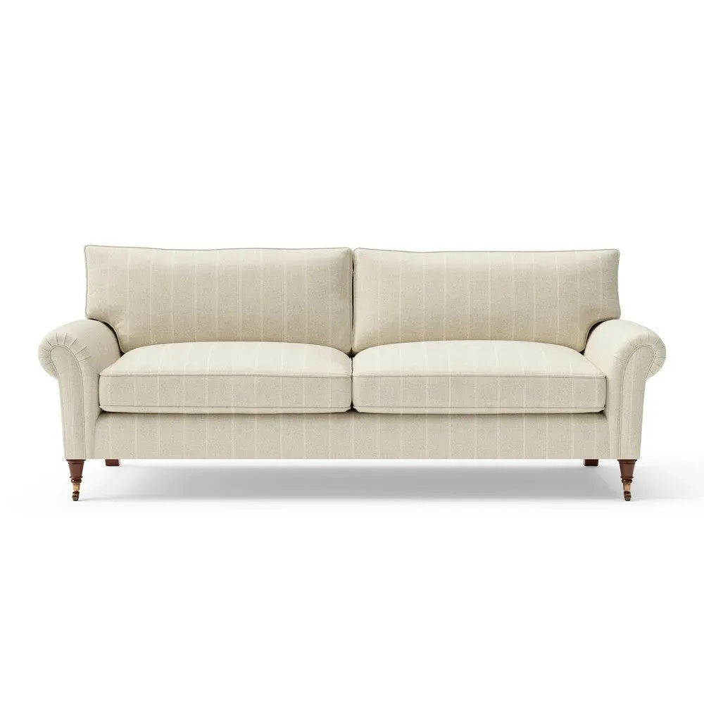 4-Seater Sofa - Natural, Compton Stripe