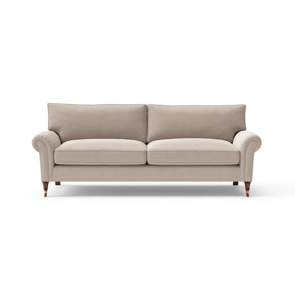 4-Seater Sofa - Natural, Eco Chenille