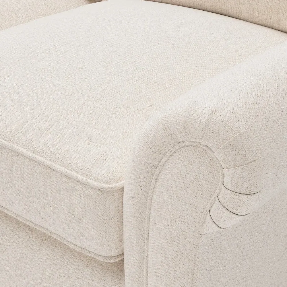 4-Seater Sofa - Natural, Rustic Weave