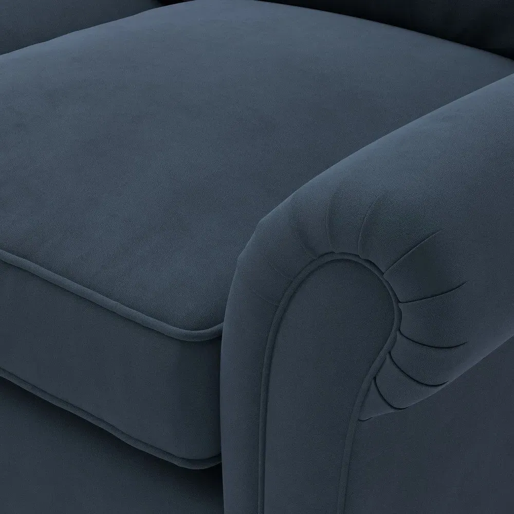 4-Seater Sofa - Night Sky, Matt Velvet