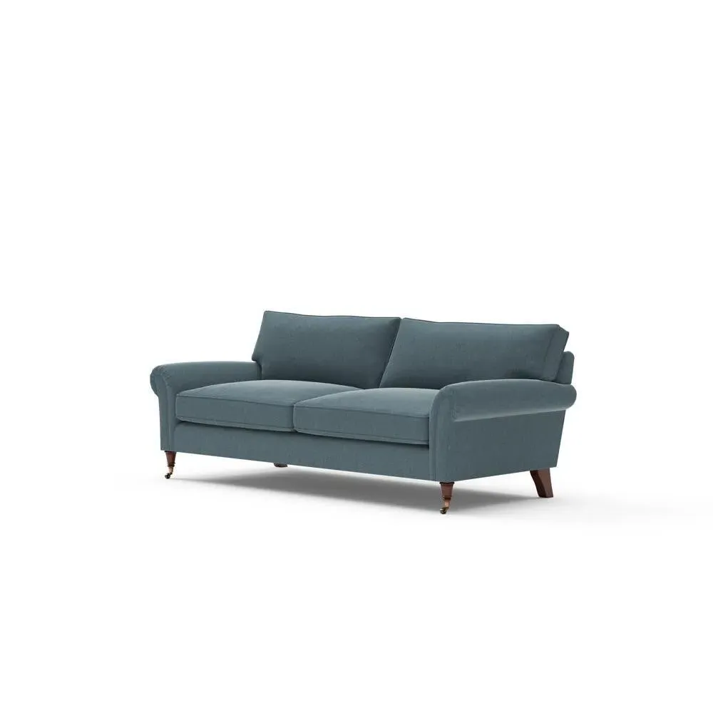 4-Seater Sofa - Teal, Eco Chenille