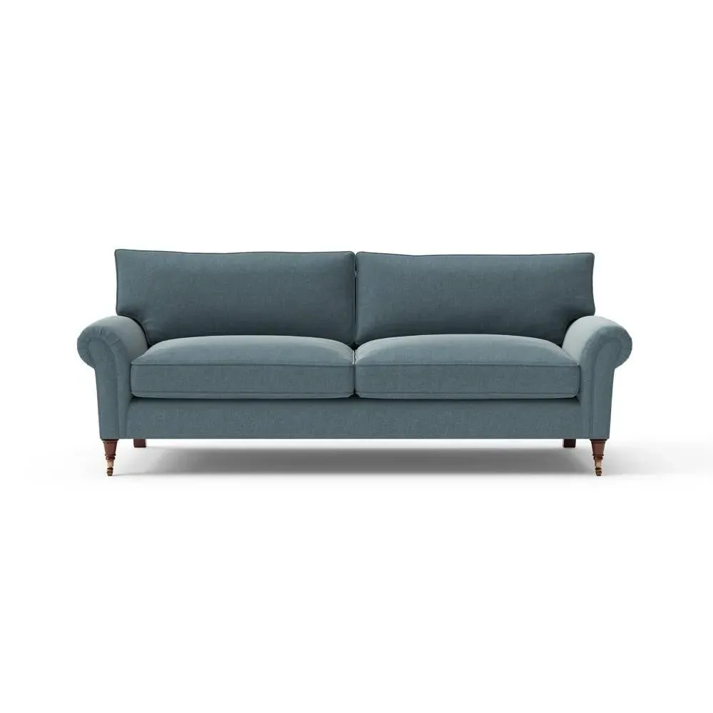 4-Seater Sofa - Teal, Eco Chenille
