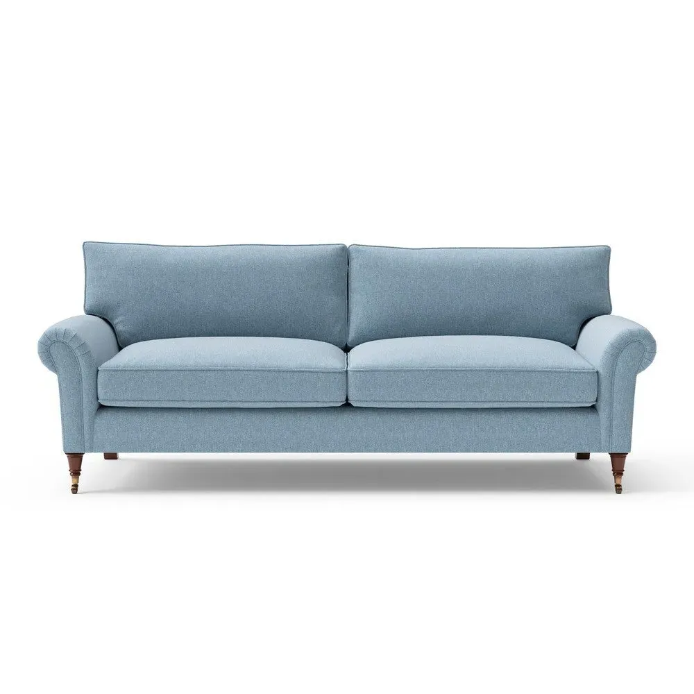4 Seater Sofa - Teal, Rustic Weave image