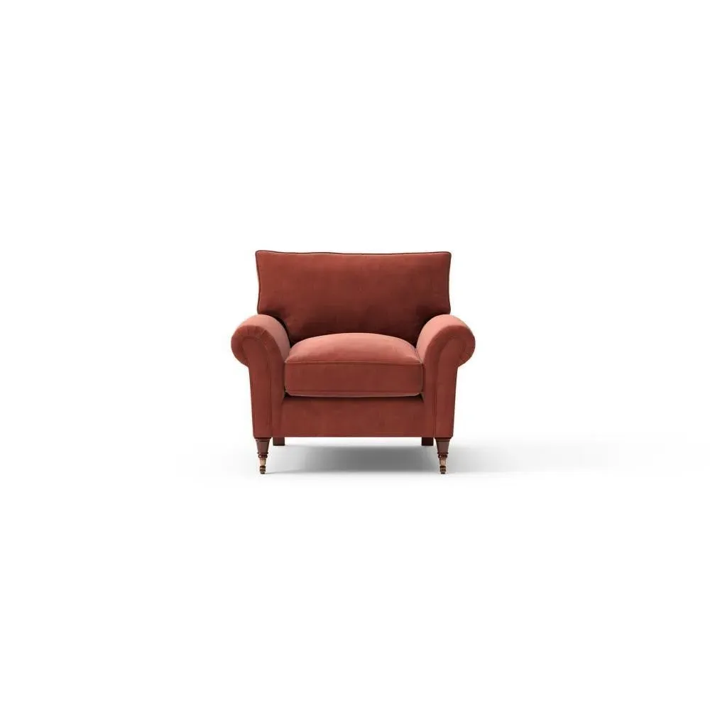 Armchair - Brick, Velvet image