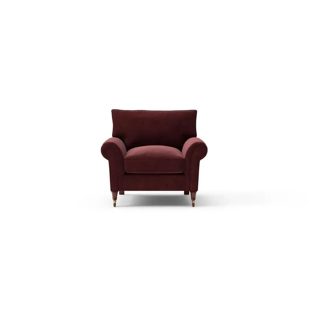 Armchair - Dark Rosehip, Velvet