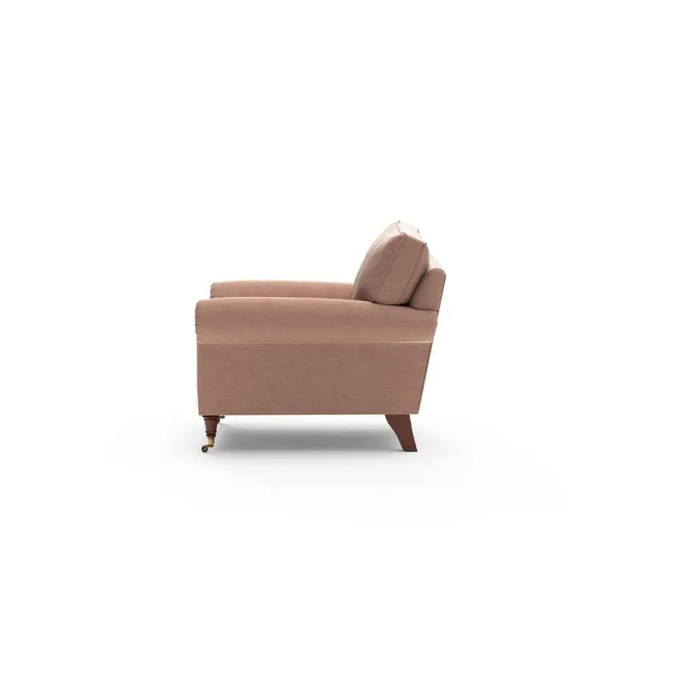 Armchair - Dusky Rose, Eco Chenille