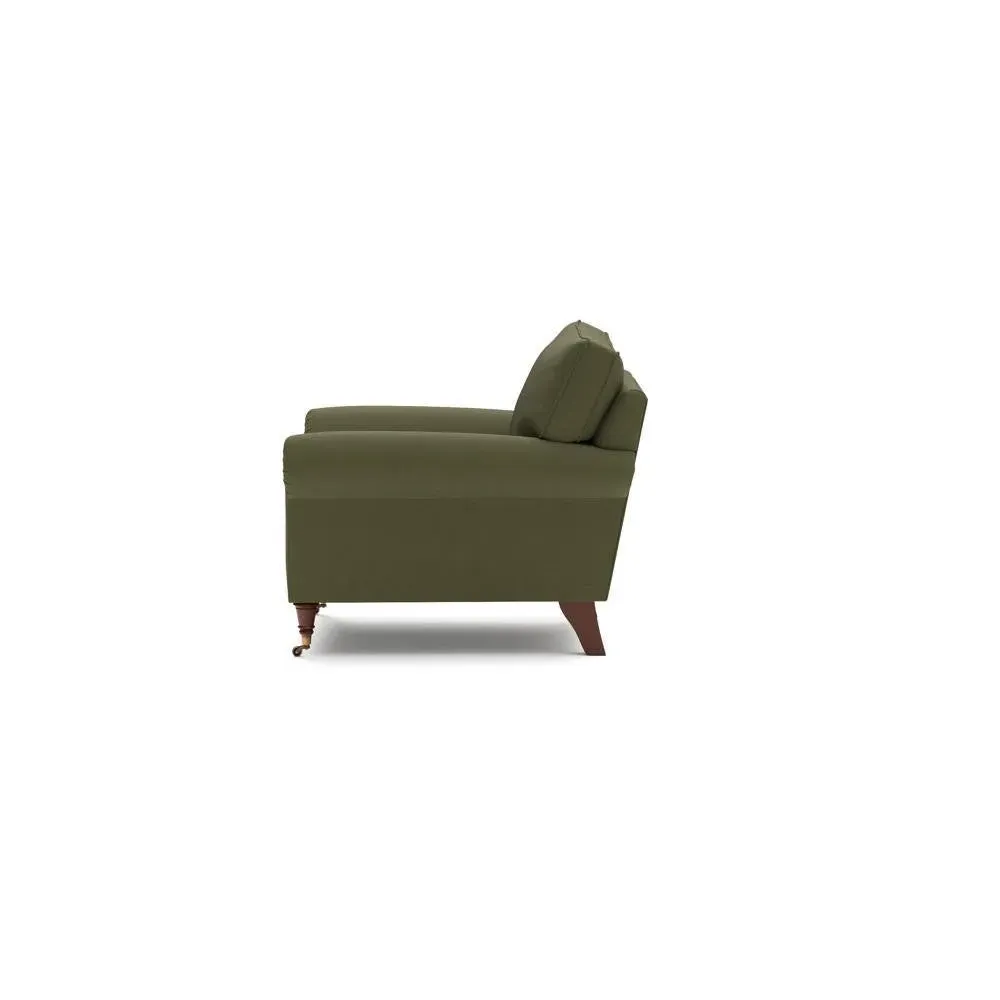 Armchair - Forest Green, House Linen Mix
