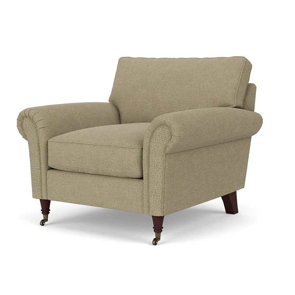 Armchair - Green Marl, House Weave