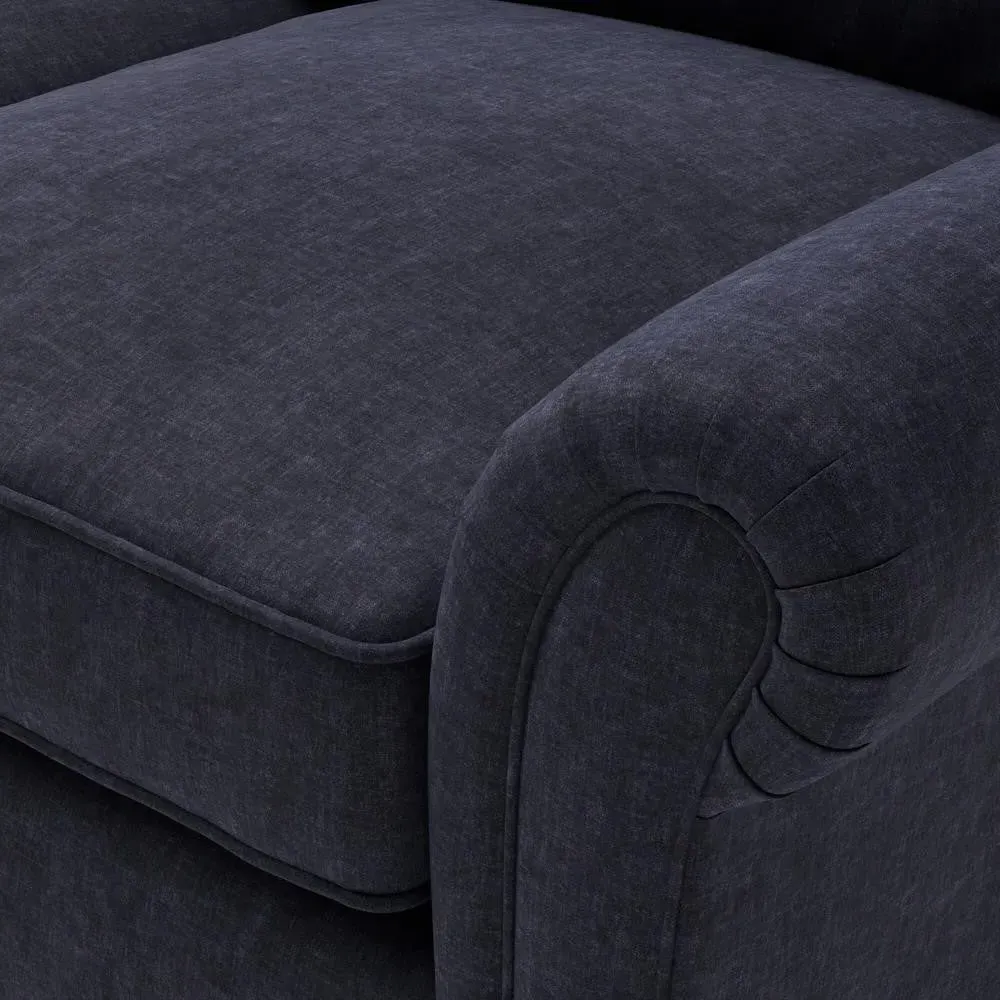 Armchair - Ink, Eco Chenille