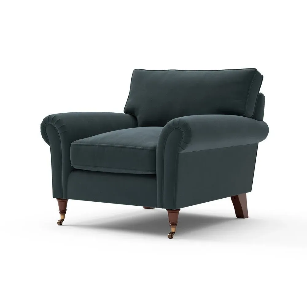 Armchair - Lake, Velvet