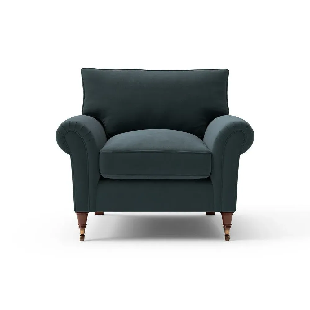 Armchair - Lake, Velvet