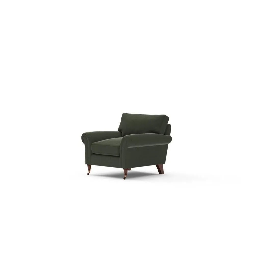 Armchair - Moss, Eco Chenille