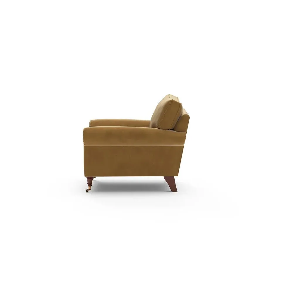 Armchair - Mustard, Velvet