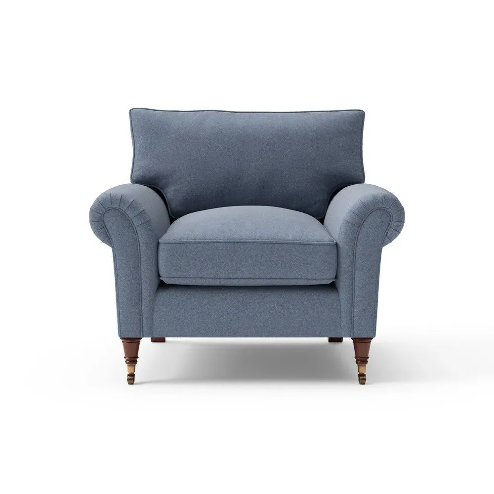 Armchair - Purple, House Linen Mix