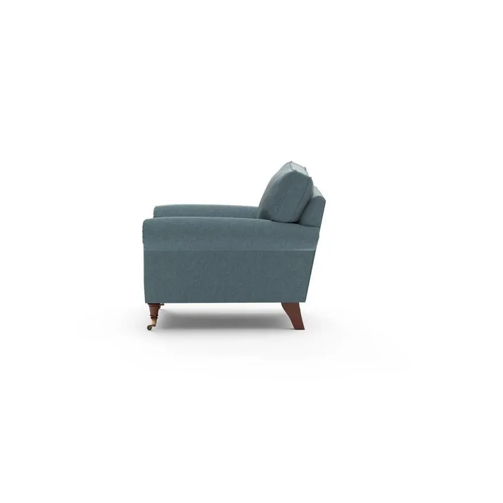 Armchair - Teal, Eco Chenille