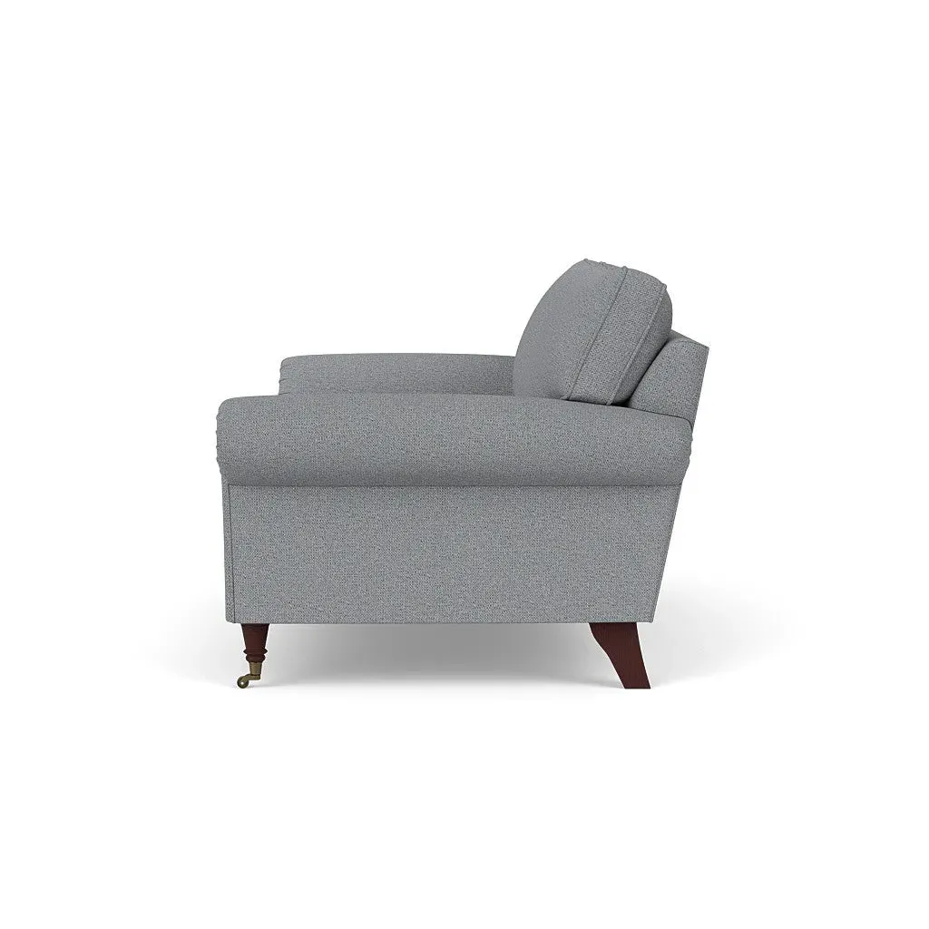 Large 2-Seater Sofa - Blue Marl, House Weave