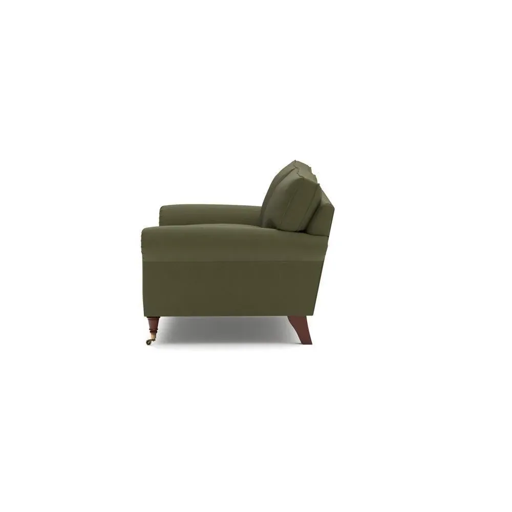 Osbourne 2-Seater Sofa - Forest Green, Linen Mix