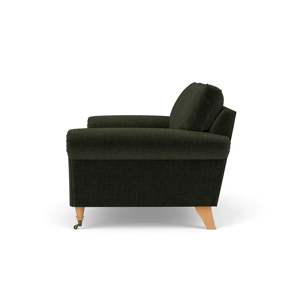 Osbourne 2-Seater Sofa - Moss, Eco Chenille by The Cotswold Company, image 3