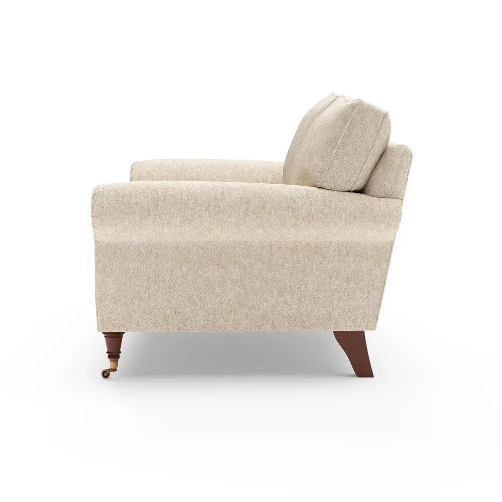 Osbourne 2-Seater Sofa - Natural, Aquaclean Oxford