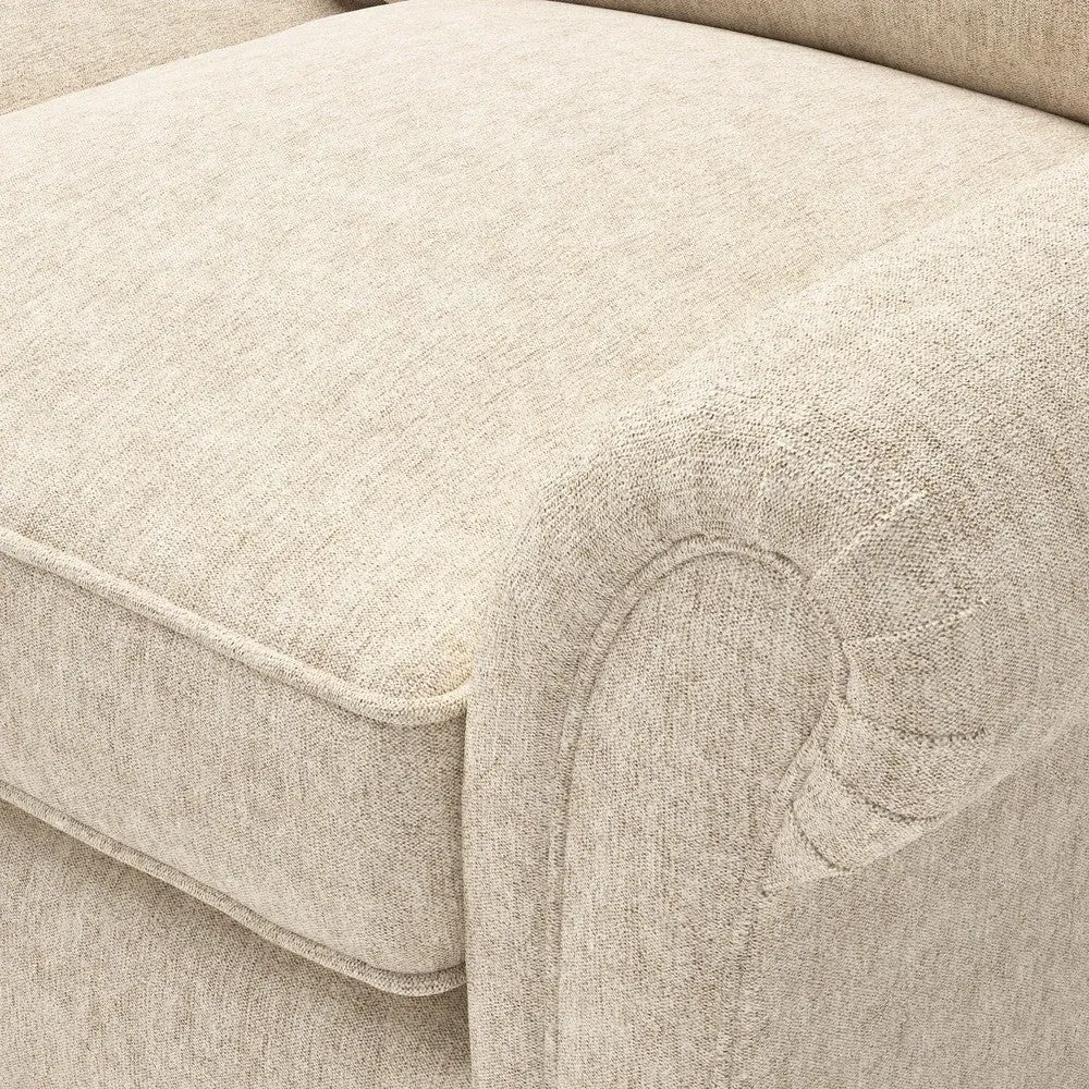 Osbourne 2-Seater Sofa - Natural, Aquaclean Oxford