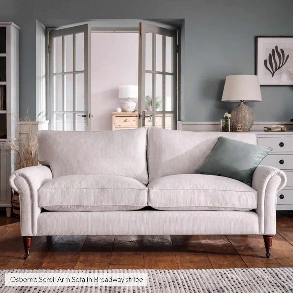 Osbourne 2-Seater Sofa - Natural, Broadway Stripe