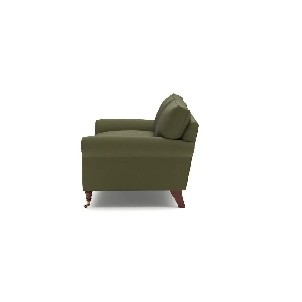 Osbourne 3-Seater Sofa - Forest Green, Linen Mix