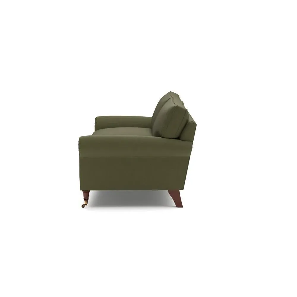 Osbourne 4-Seater Sofa - Forest Green, Linen Mix
