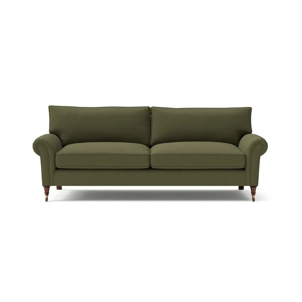 Osbourne 4-Seater Sofa - Forest Green, Linen Mix image