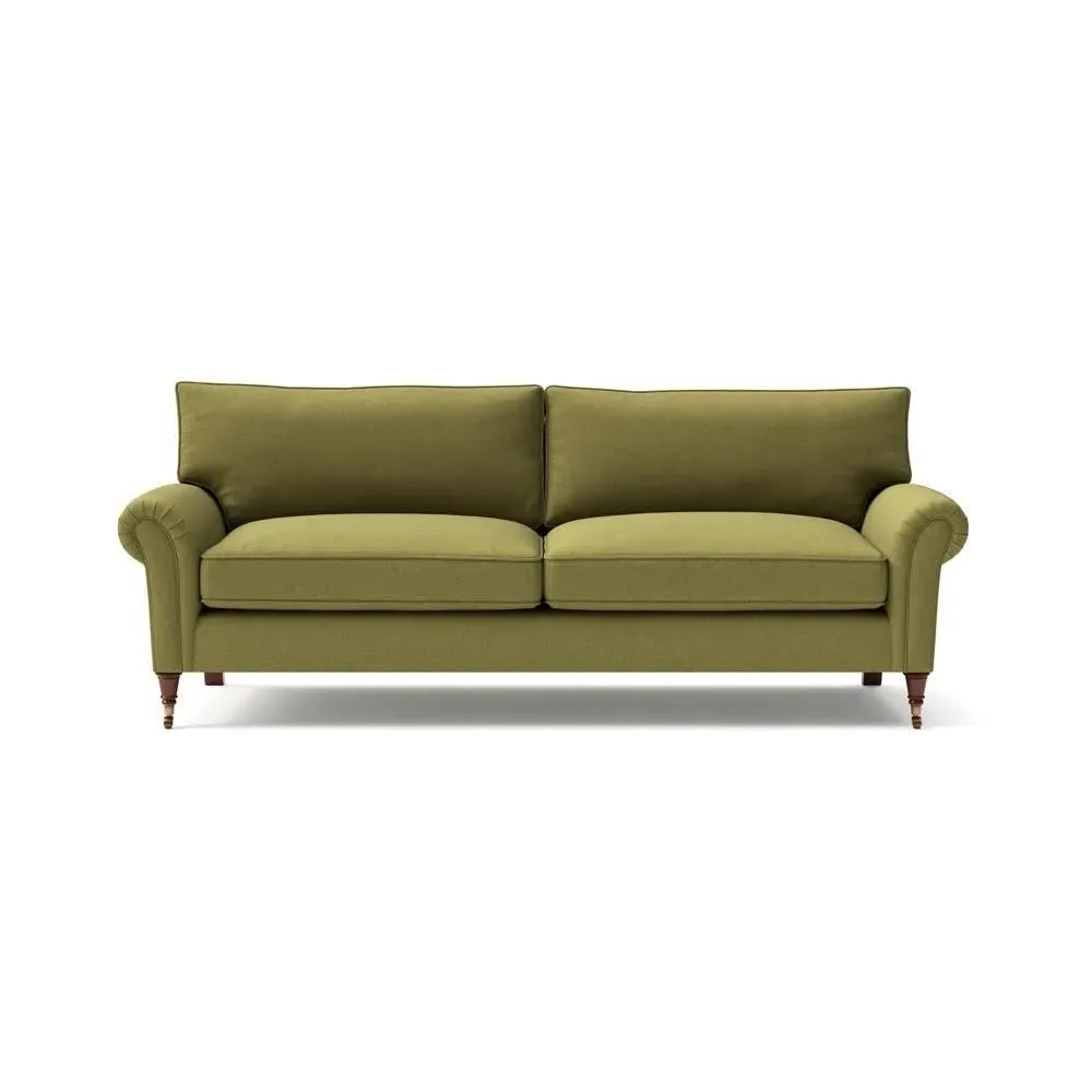 Osbourne 4-Seater Sofa - Green, House Linen Mix