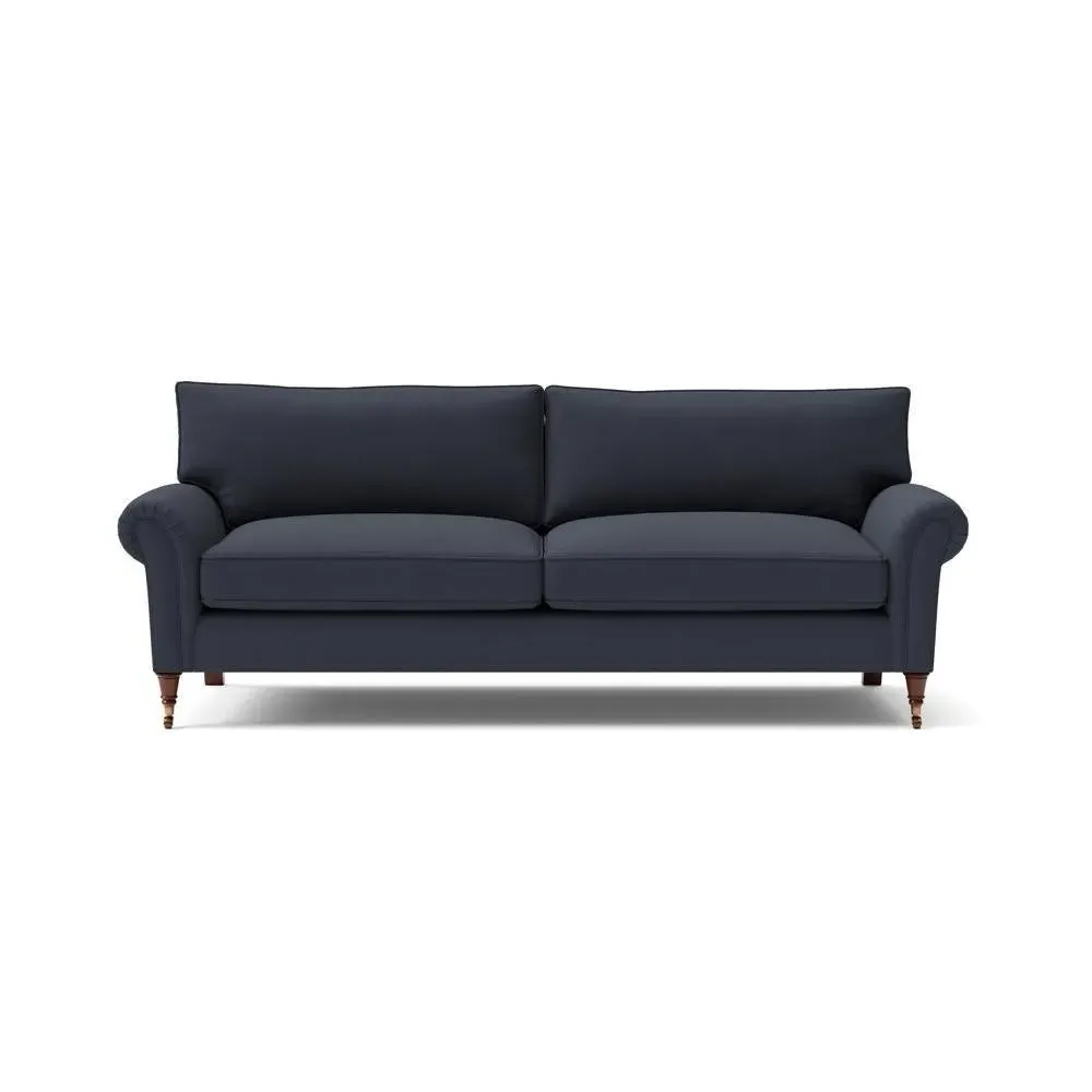 Osbourne 4-Seater Sofa - Ink, House Linen Mix