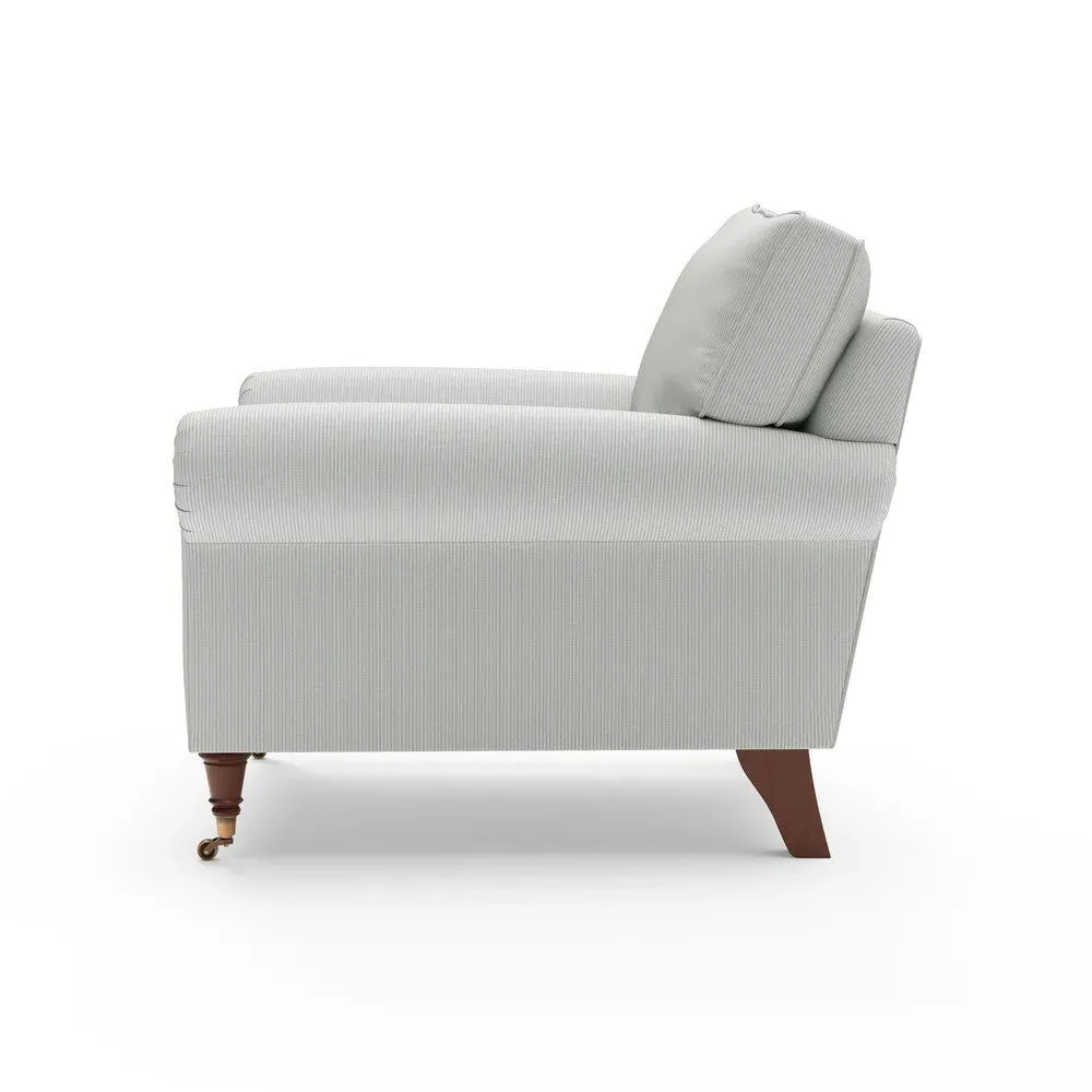 Osbourne Armchair - Duck Egg, Broadway Stripe
