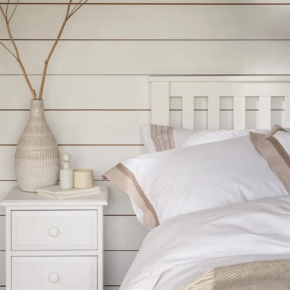 Double Bed Frame - White