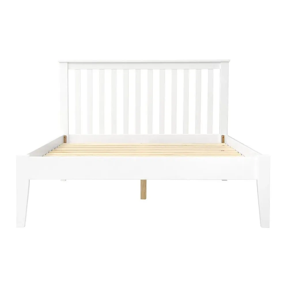 Double Bed Frame - White
