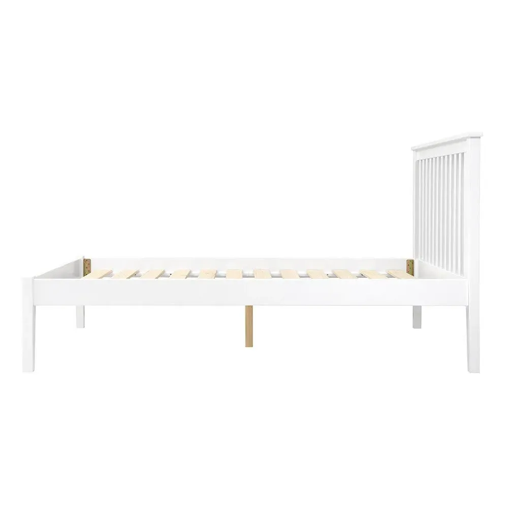 Double Bed Frame - White