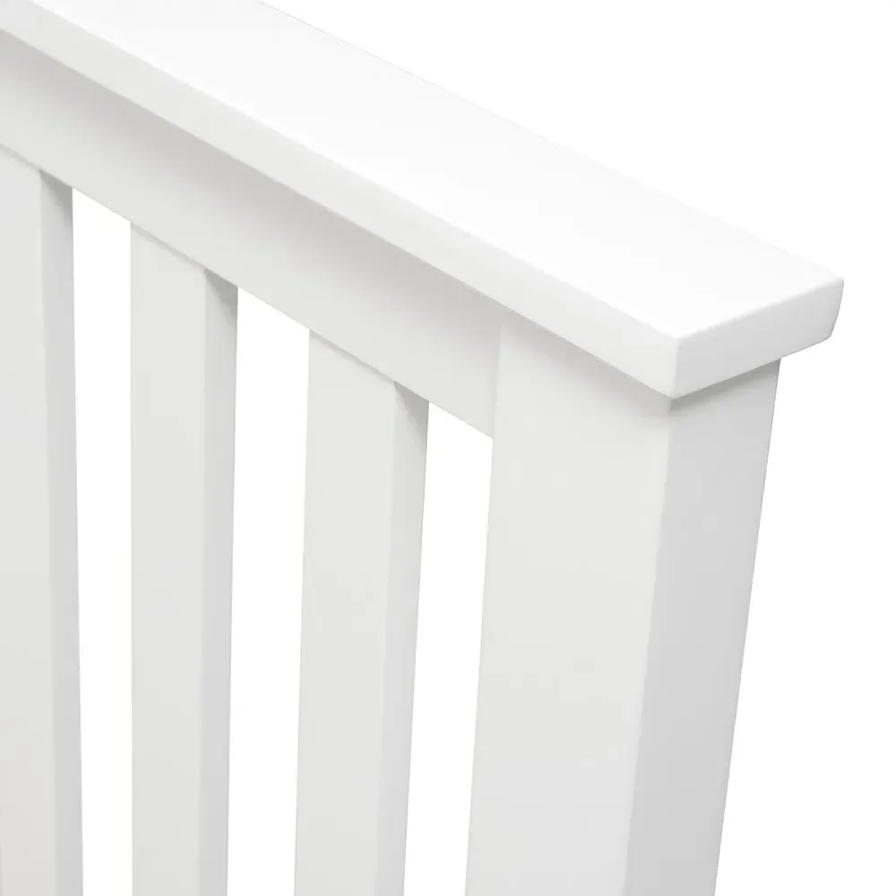 Double Bed Frame - White