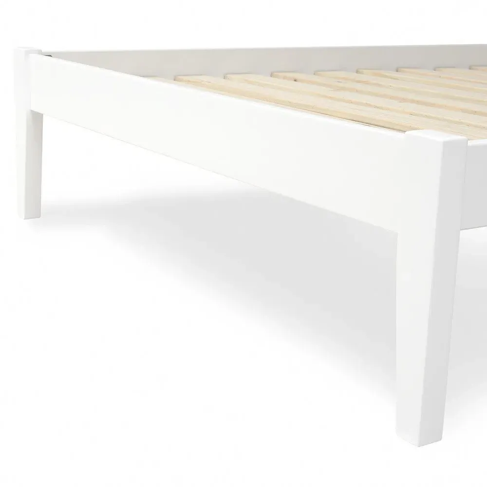 Double Bed Frame - White