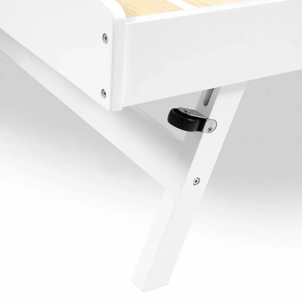 Guest Bed and Trundle - White, Wood