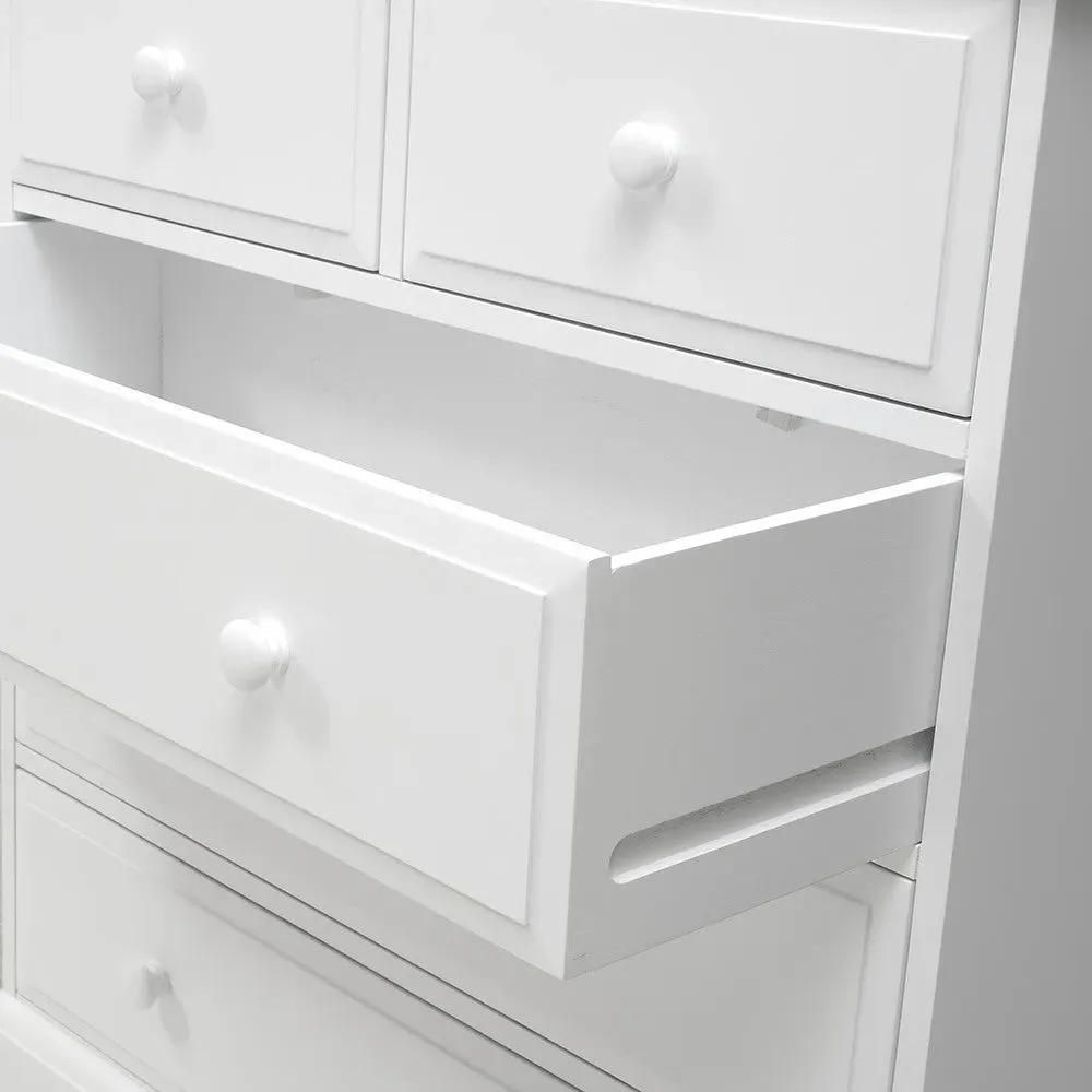 Pensham 5 Drawer Chest - White, Pine
