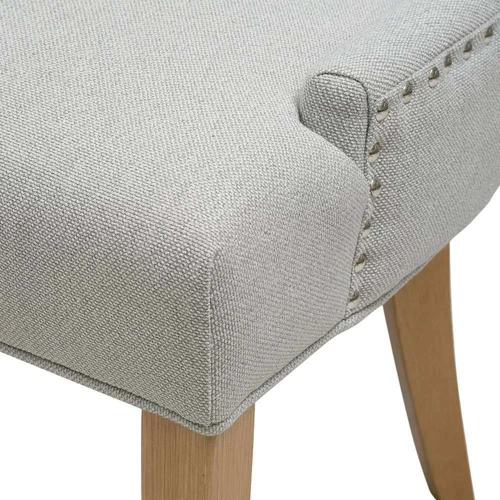 Dining Chair Set of 4 with Studwork - Wise Fabric