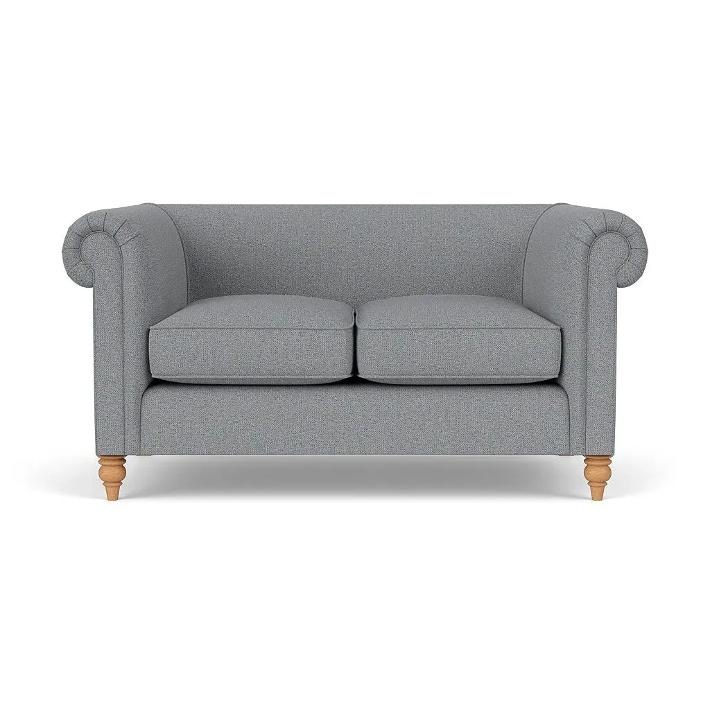 2-Seater Sofa - Blue Marl, House Weave image