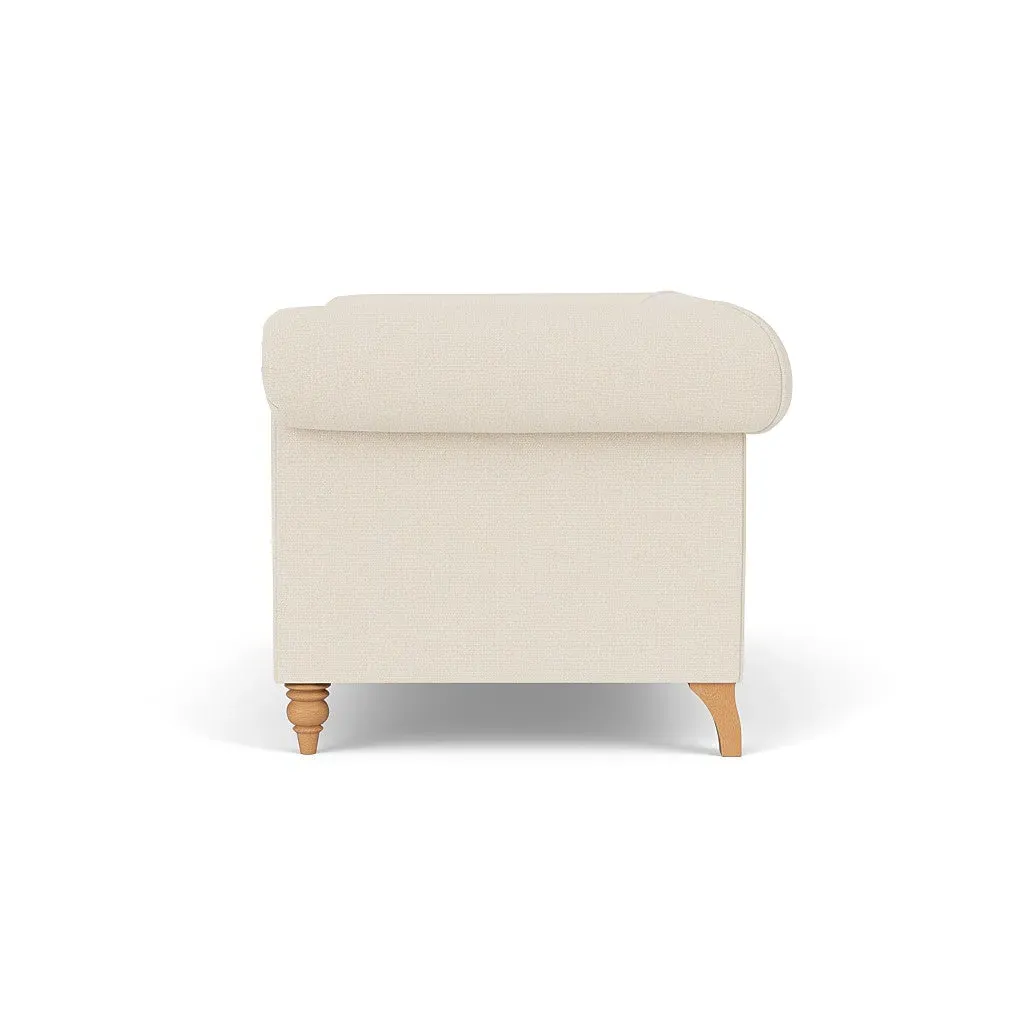 2-Seater Sofa - Cream, House Weave