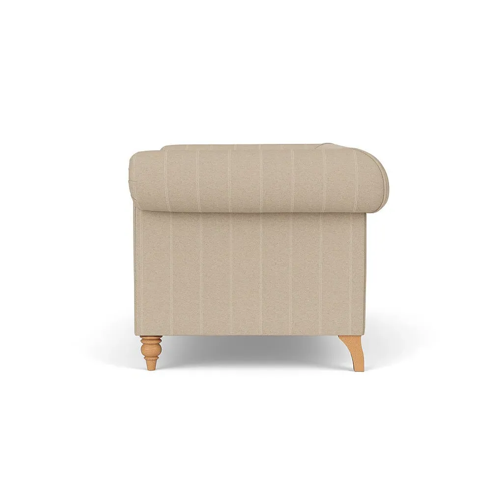 2-Seater Sofa - Natural, Compton Stripe