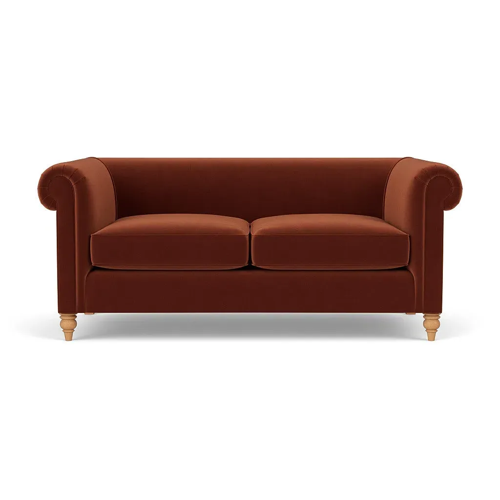 3-Seater Sofa - Brick, Matt Velvet image